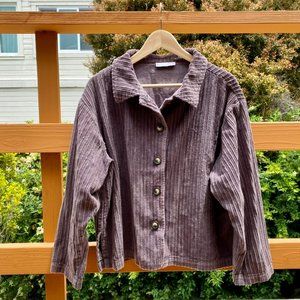 Corduroy Button Down Top/Layer Piece 🤎